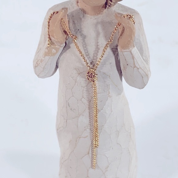 Willow Tree Truly Golden 2008 Susan Lordi Angel Hand-Painted Resin Figurine - Picture 6 of 12